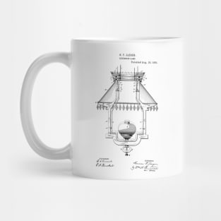 Extension Lamp Vintage Patent Hand Drawing Mug